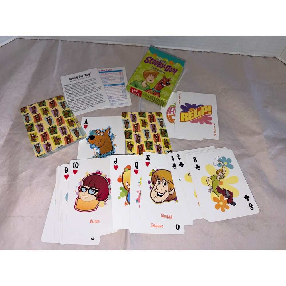 Vintage 1999 Scooby-Doo Playing Cards - Cartoon Network